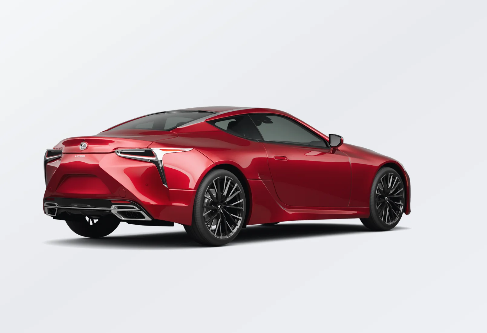 Lexus LC 500 2025 lease deal in NYC — rear view