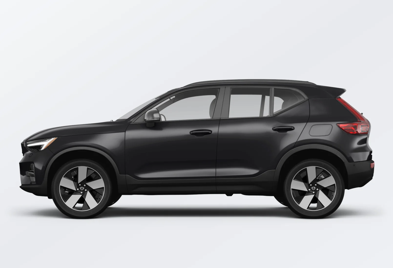 Volvo EX40 2026 lease deal in NYC — side view