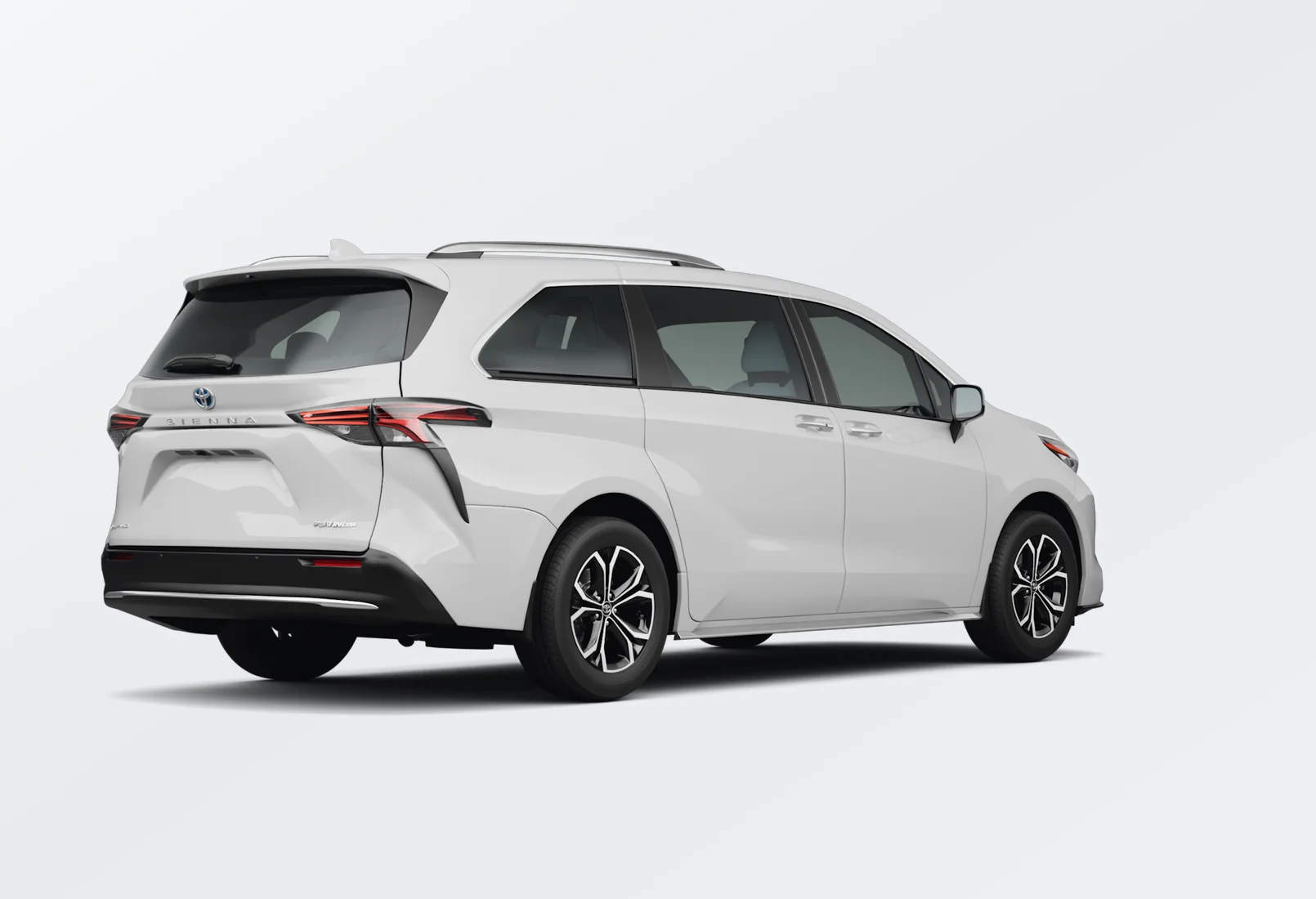 Toyota Sienna 2025 lease deal in NYC — rear view