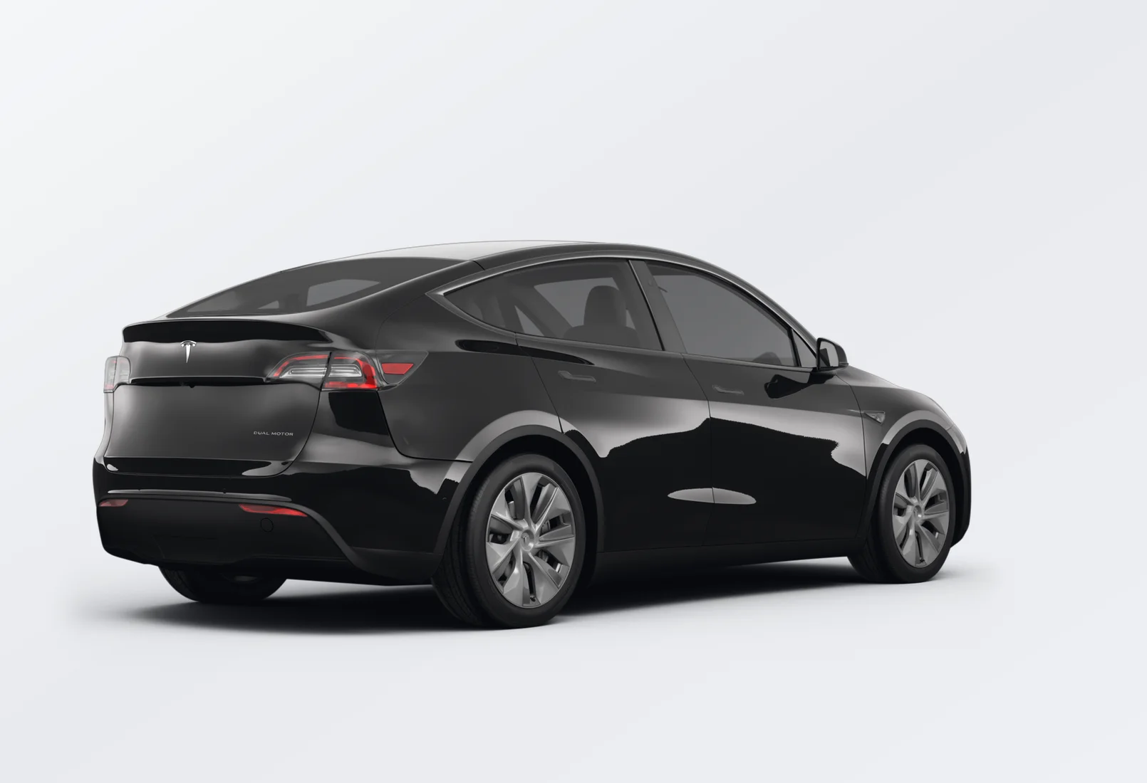 Tesla Model Y 2025 lease deal in NYC — rear view