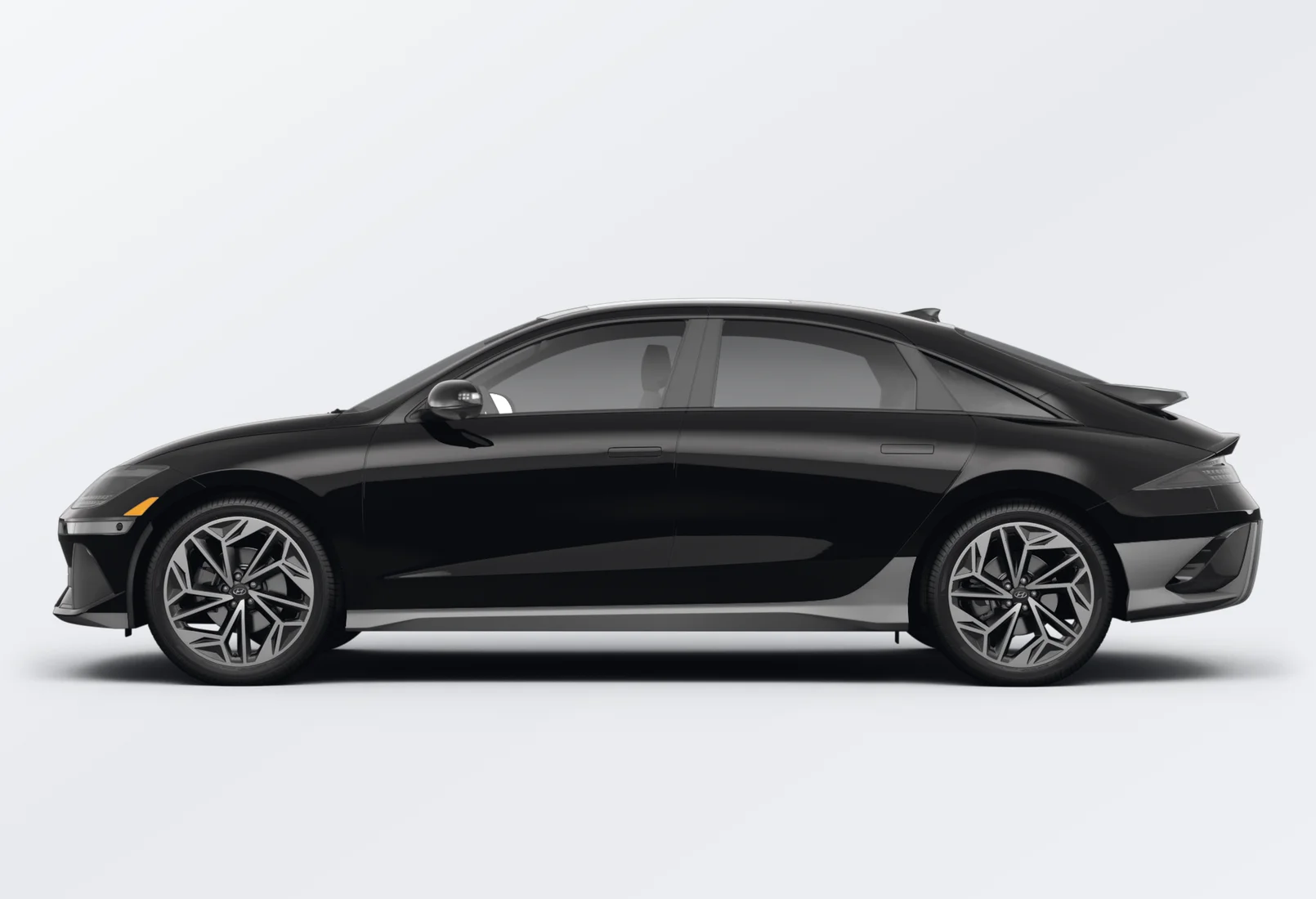 Hyundai IONIQ 6 2025 lease deal in NYC — side view