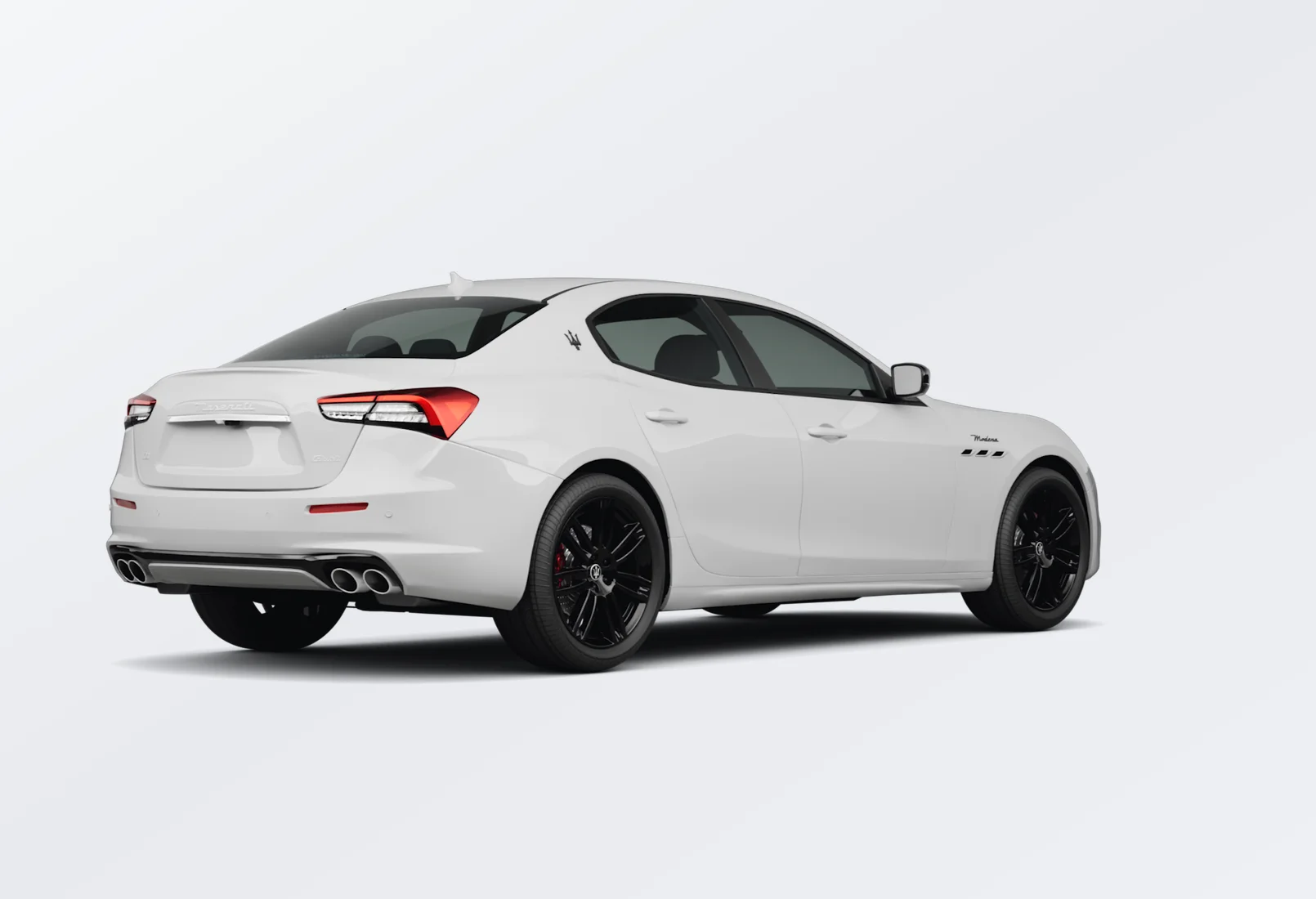 Maserati Ghibli 2024 lease deal in NYC — rear view