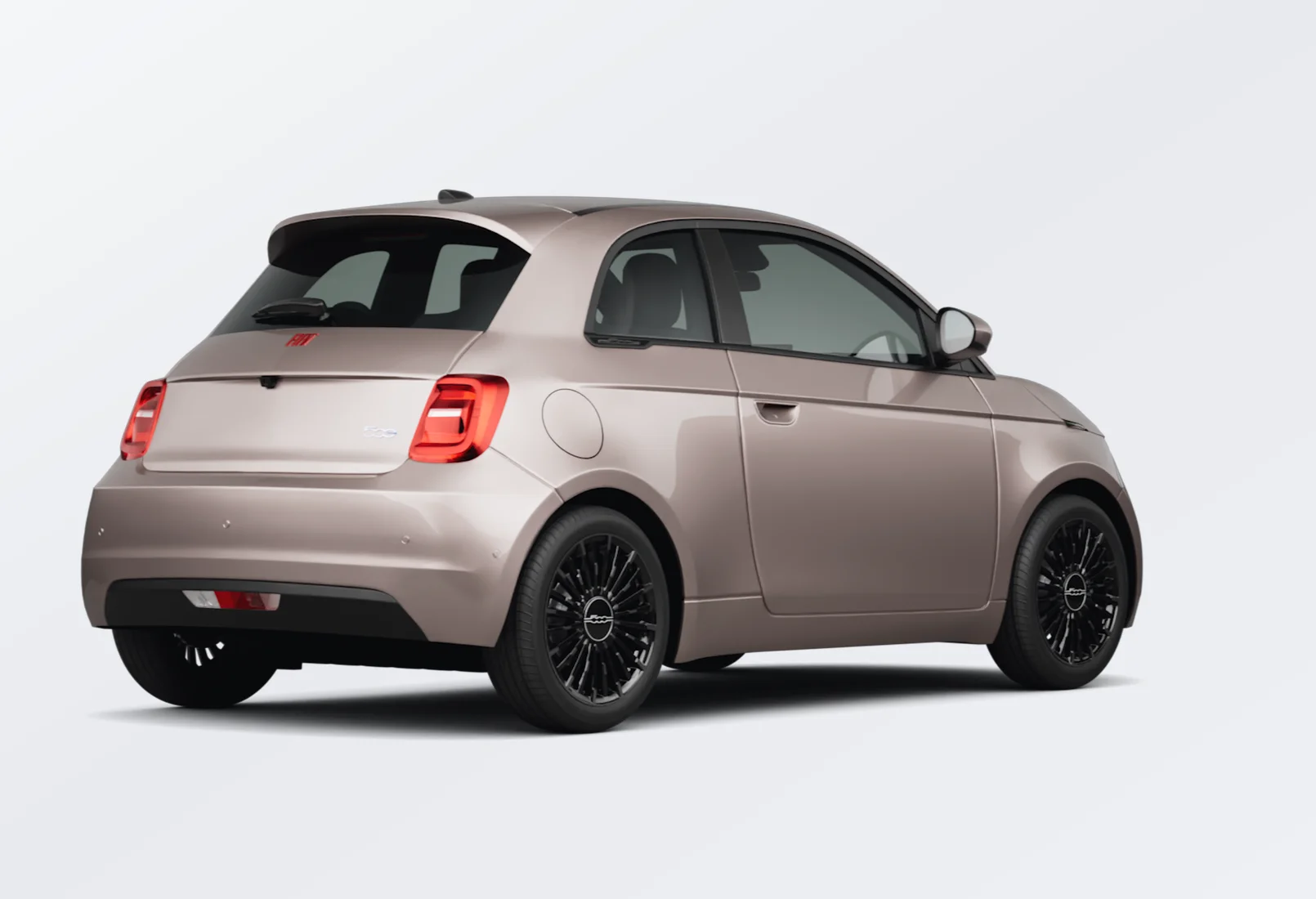FIAT 500e 2024 lease deal in NYC — rear view
