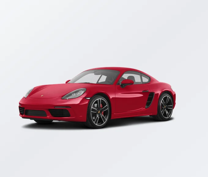 Porsche 718 Cayman 2025 lease deal in NYC — front view