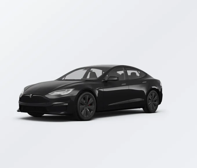 Tesla Model S 2025 lease deal in NYC — front view