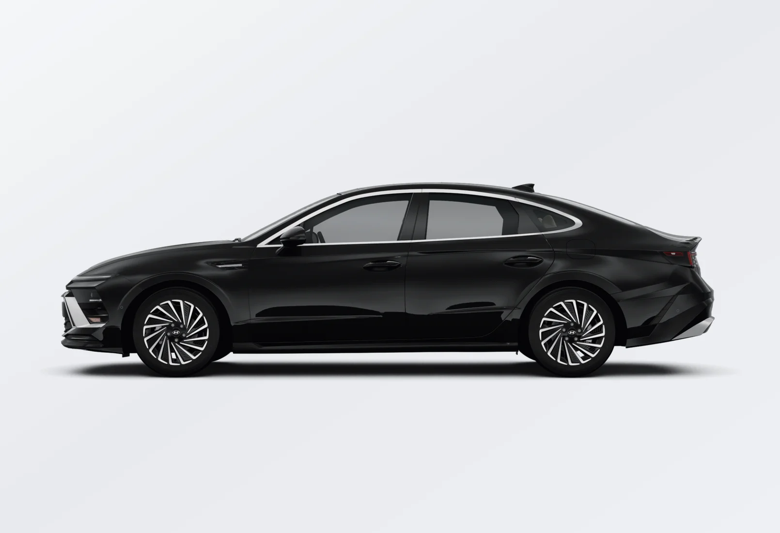 Hyundai Sonata Hybrid 2025 lease deal in NYC — side view