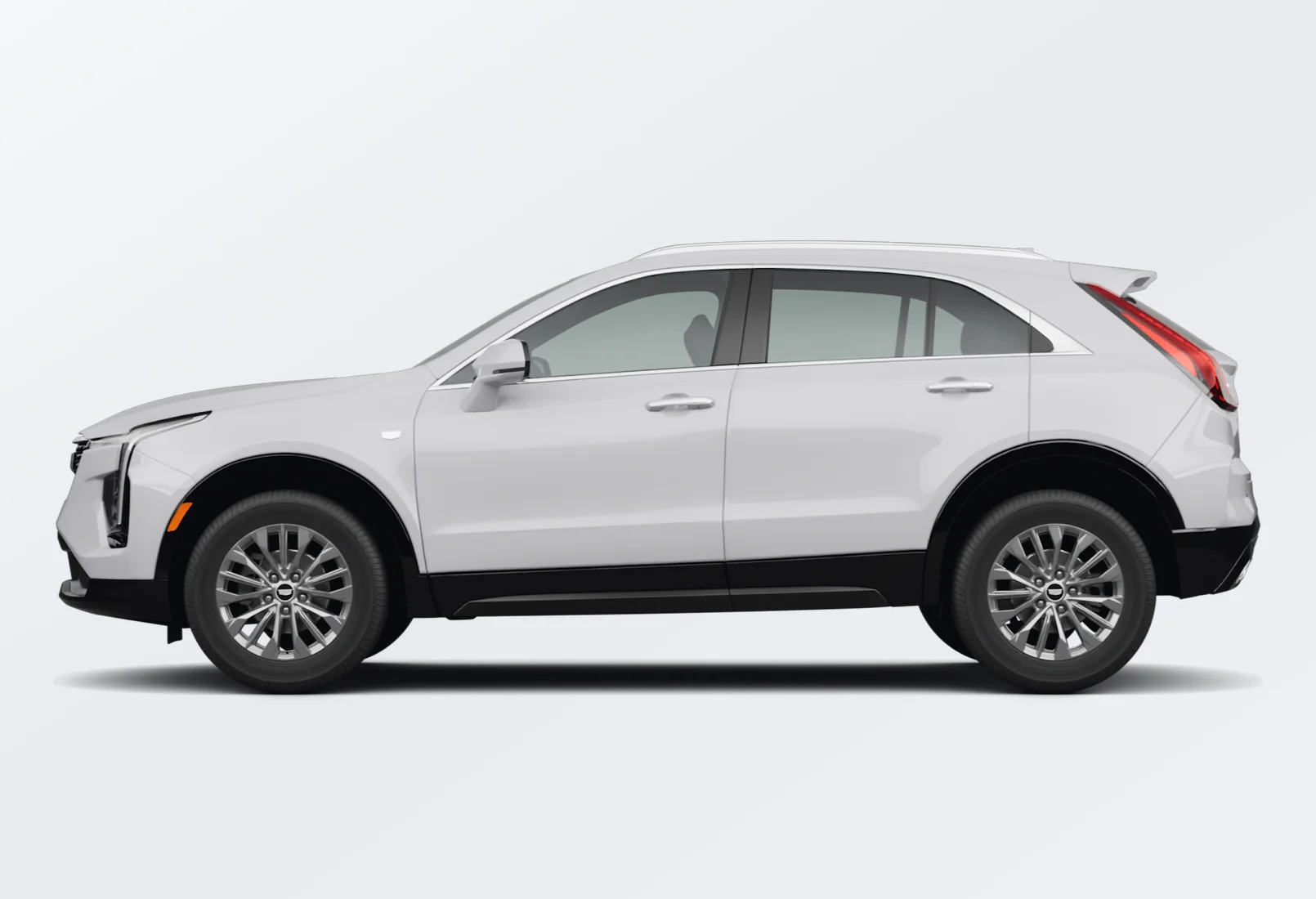 Cadillac XT4 2025 lease deal in NYC — side view