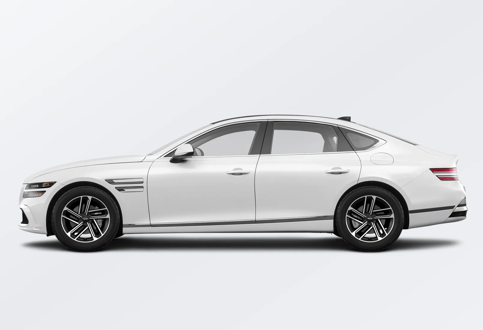 Genesis G80 2026 lease deal in NYC — side view