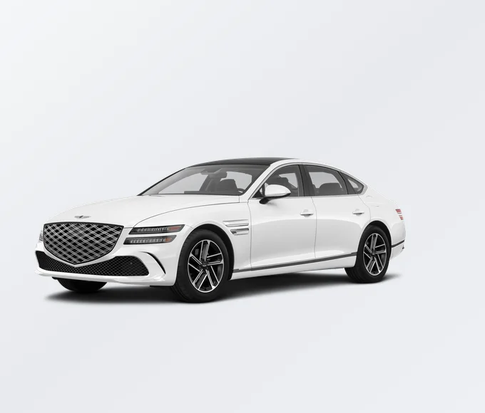 Genesis G80 2026 lease deal in NYC — front view