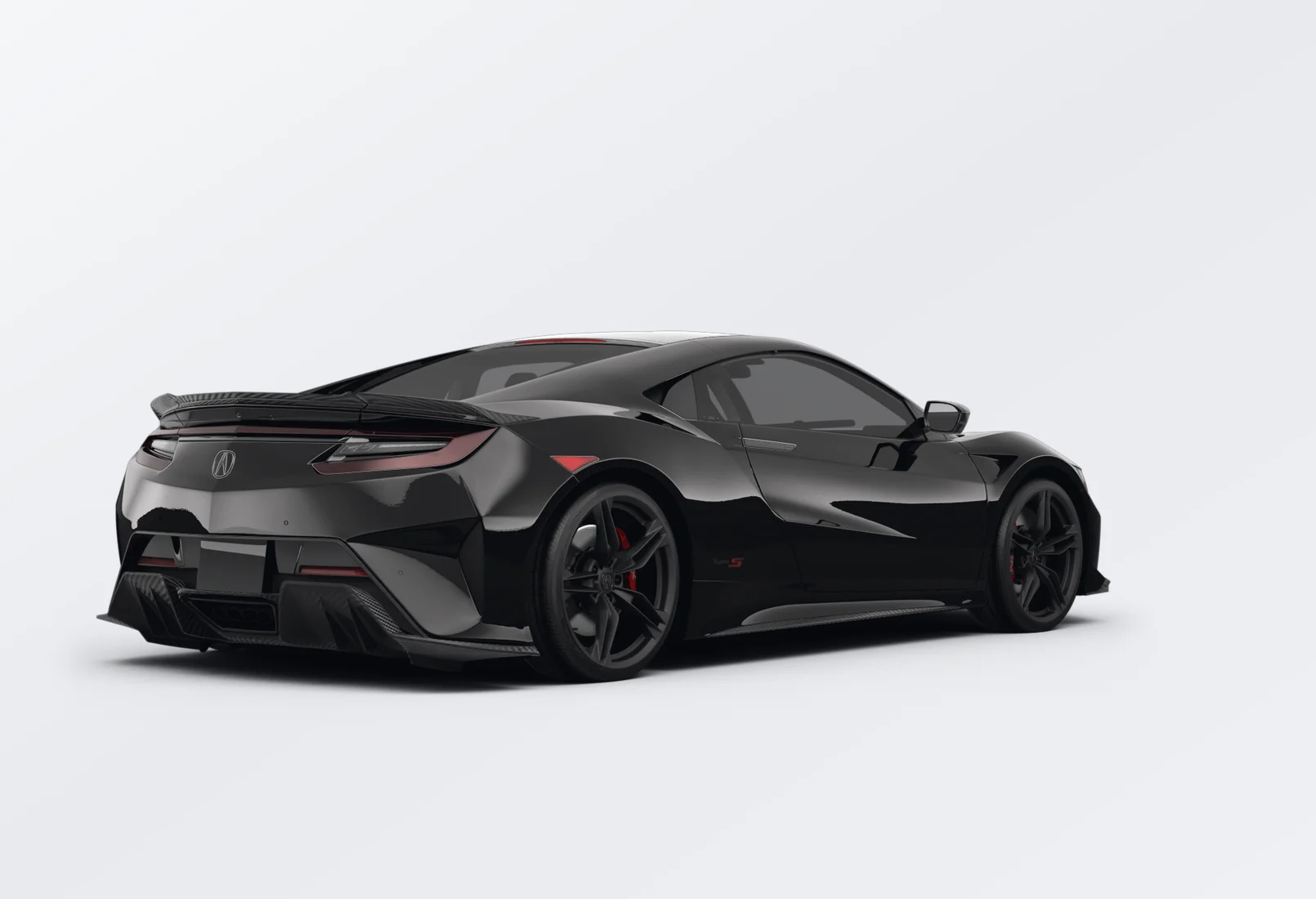 Acura NSX 2022 lease deal in NYC — rear view