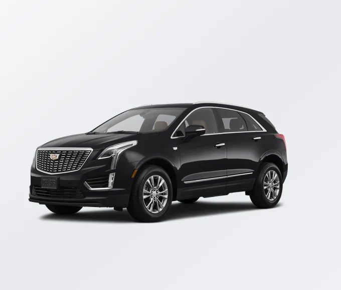 Cadillac XT5 2026 lease deal in NYC — front view
