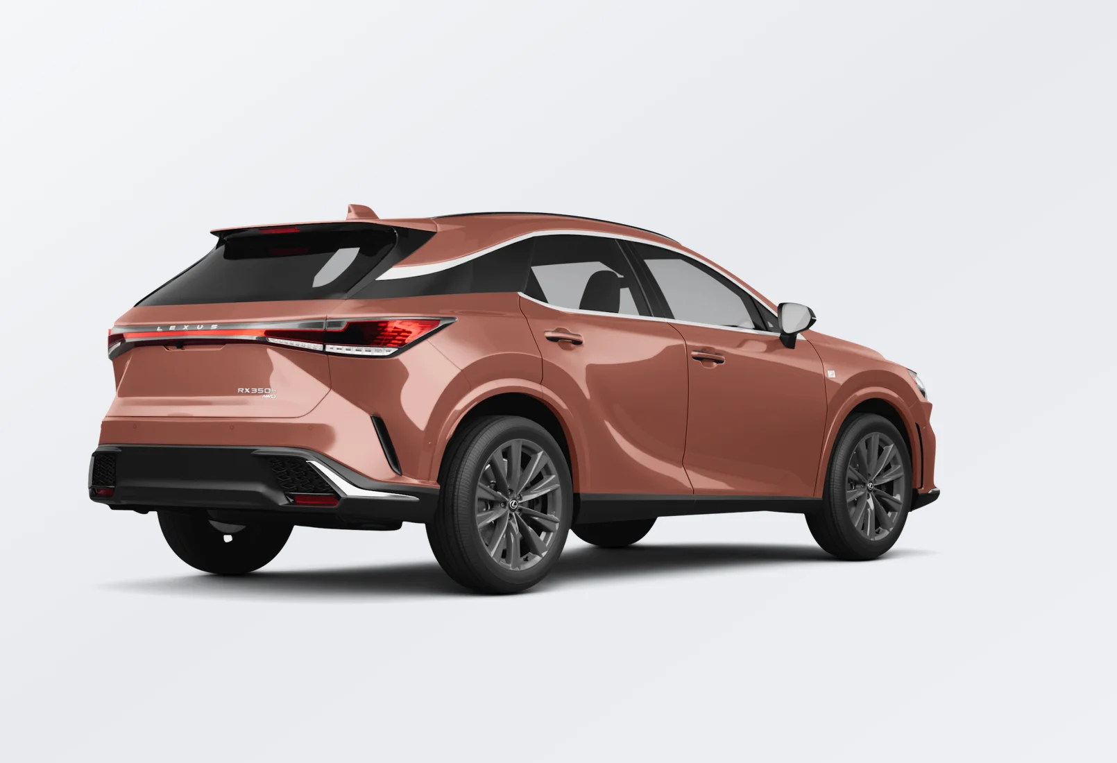 Lexus RX 350h 2026 lease deal in NYC — rear view