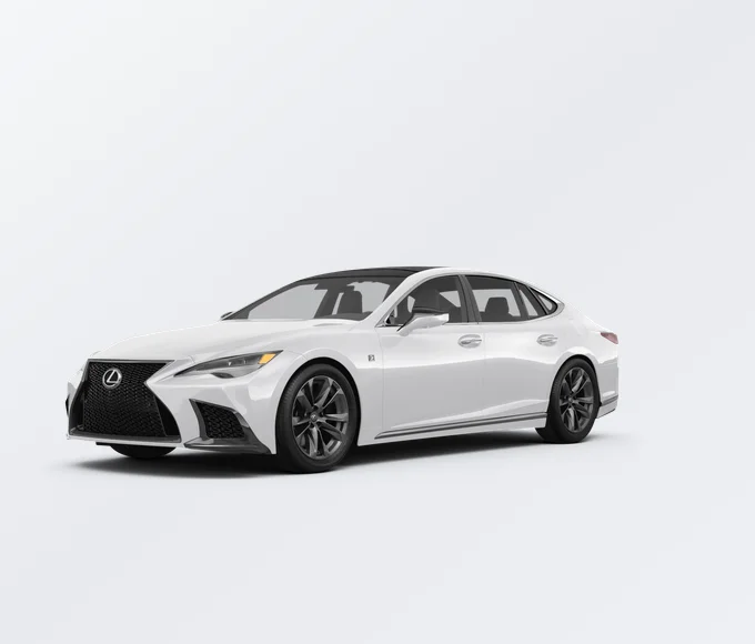 Lexus LS 500 2025 lease deal in NYC — front view