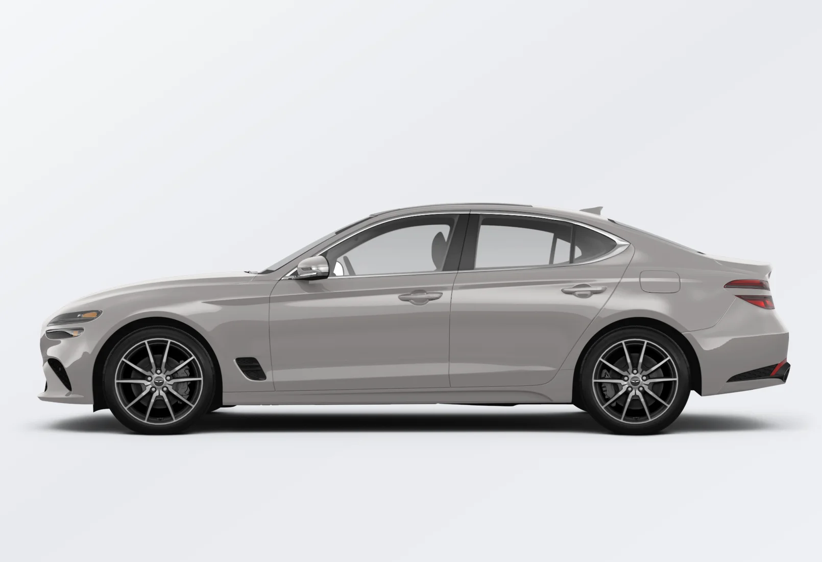 Genesis G70 2026 lease deal in NYC — side view