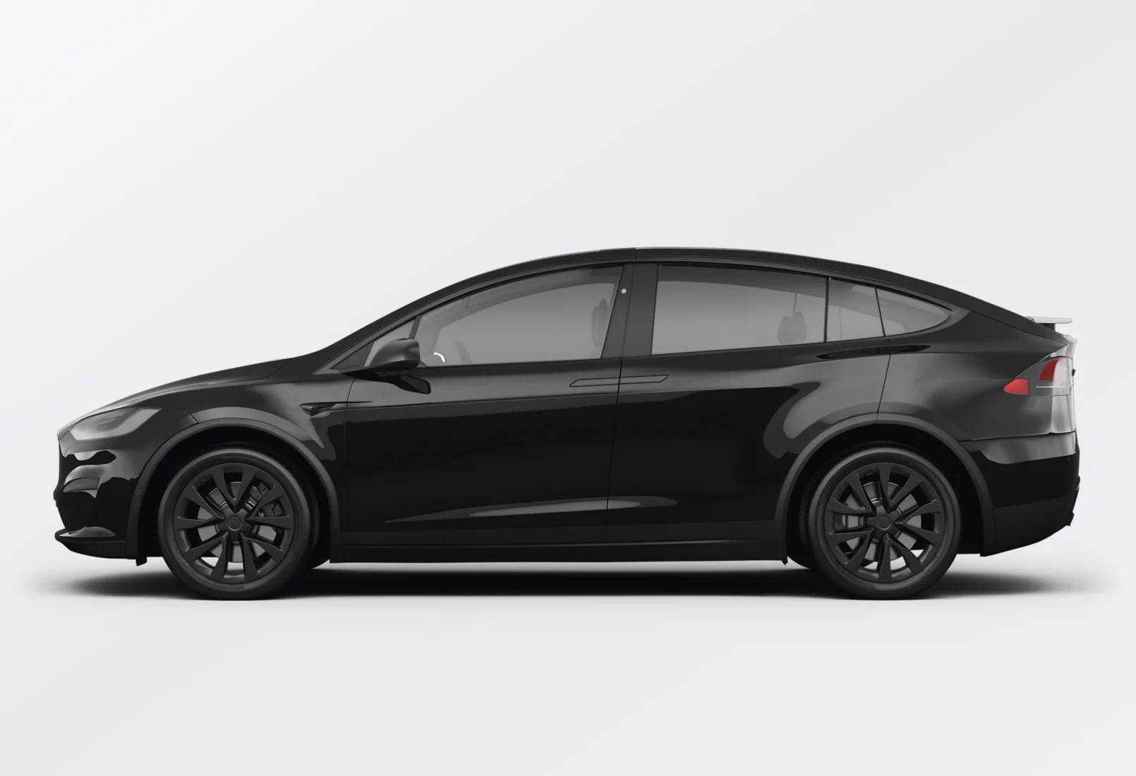 Tesla Model X 2025 lease deal in NYC — side view