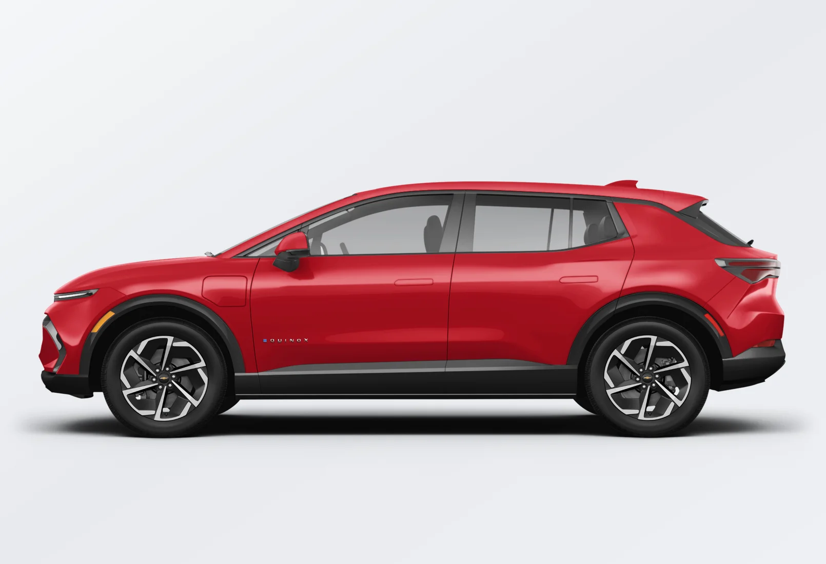 Chevrolet Equinox EV 2026 lease deal in NYC — side view