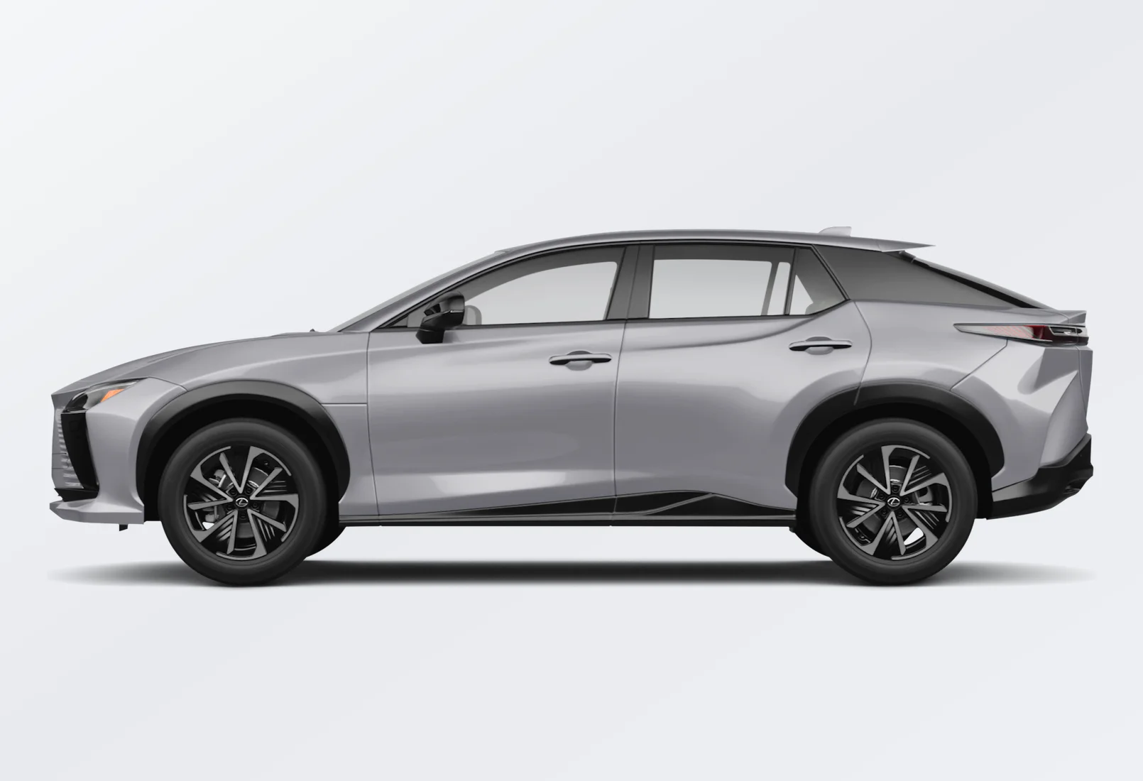 Lexus RZ 450e 2026 lease deal in NYC — side view