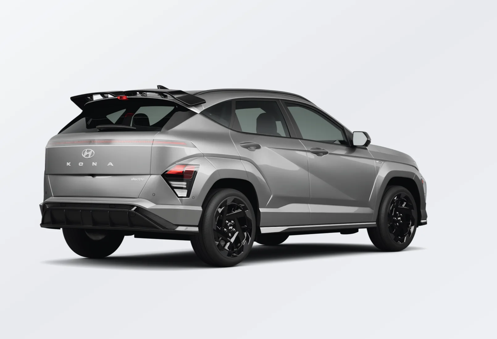 Hyundai Kona Electric 2025 lease deal in NYC — rear view