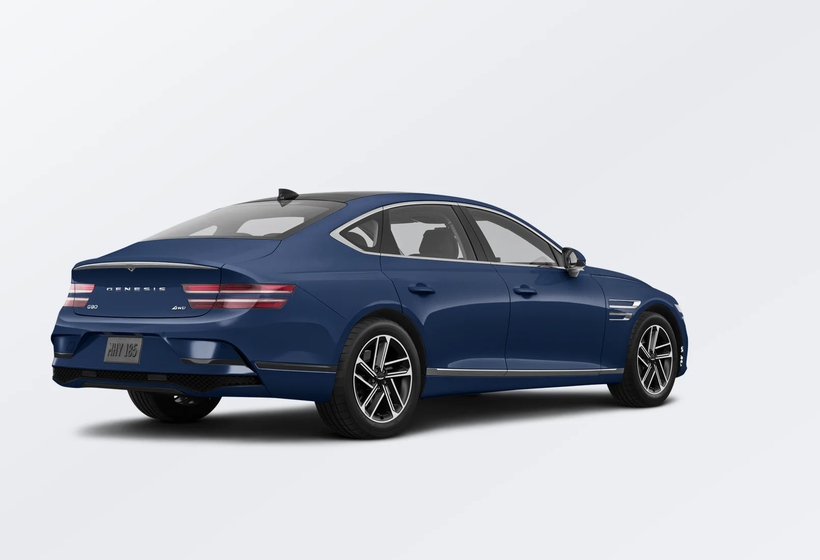 Genesis G80 2026 lease deal in NYC — rear view