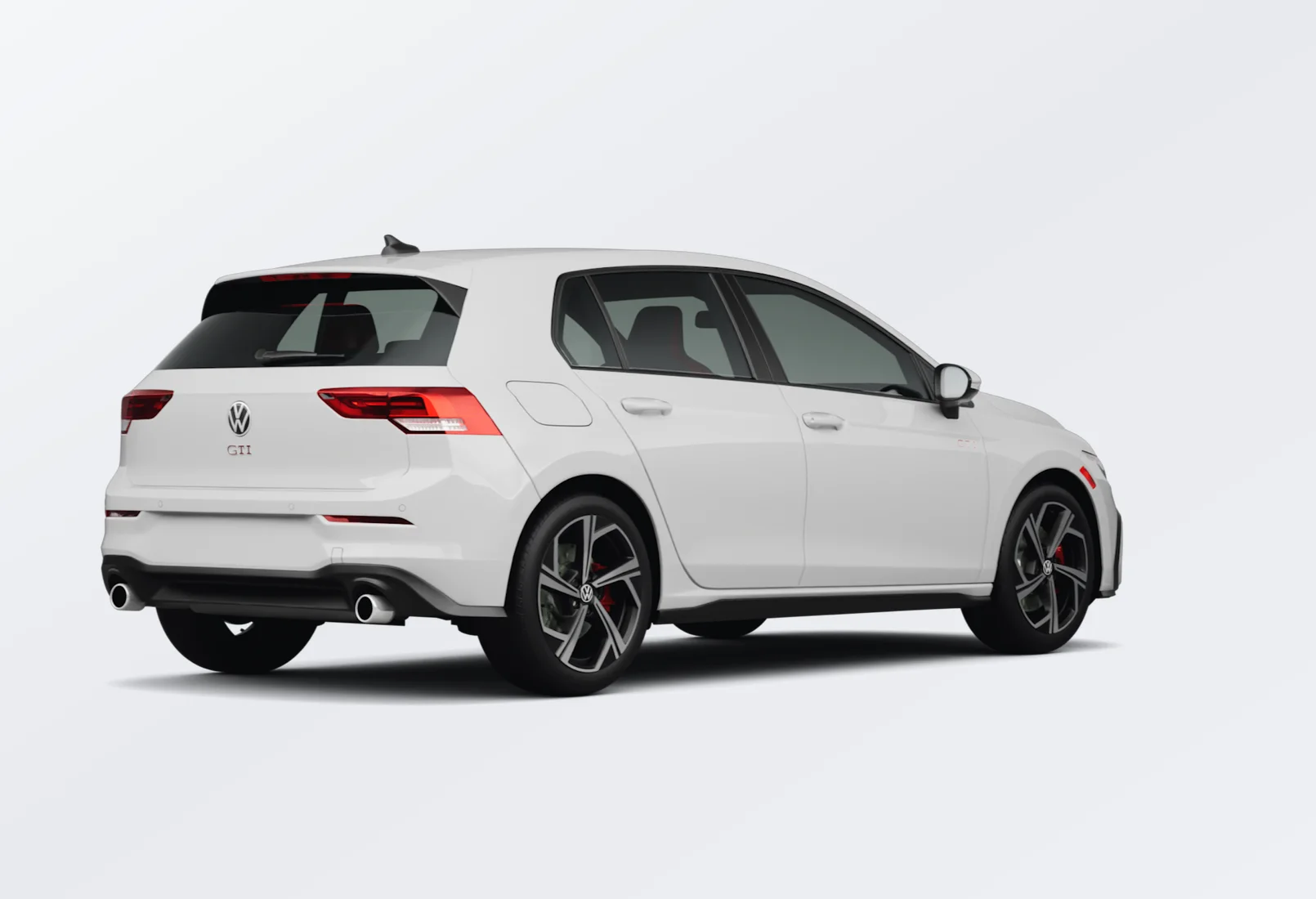 Volkswagen Golf GTI 2026 lease deal in NYC — rear view