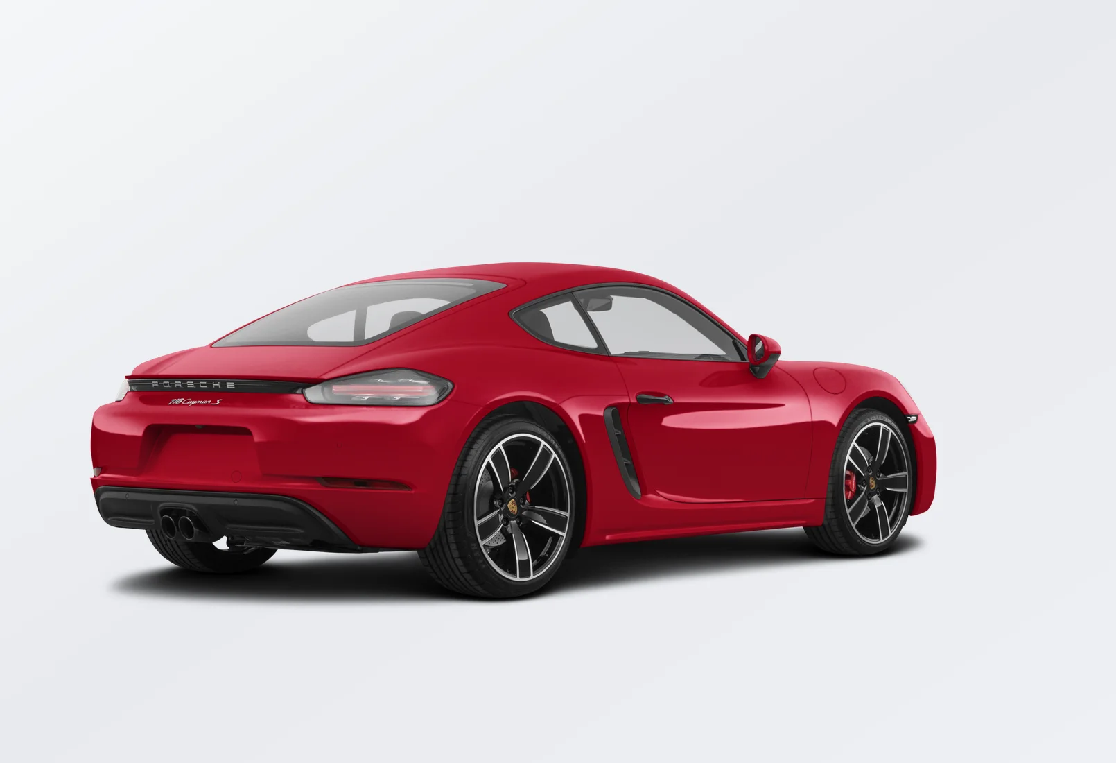 Porsche 718 Cayman 2025 lease deal in NYC — rear view