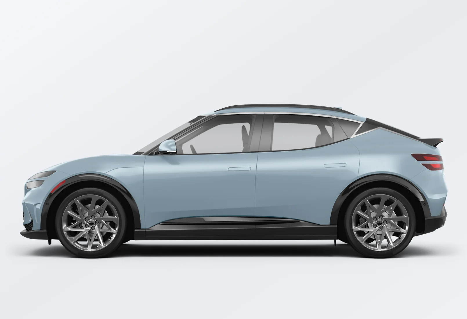 Genesis GV60 2025 lease deal in NYC — side view