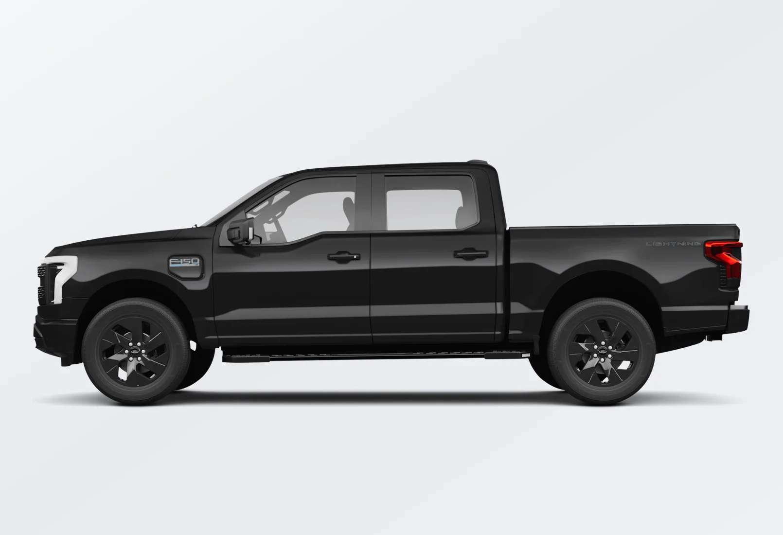 Ford F-150 Lightning 2025 lease deal in NYC — side view
