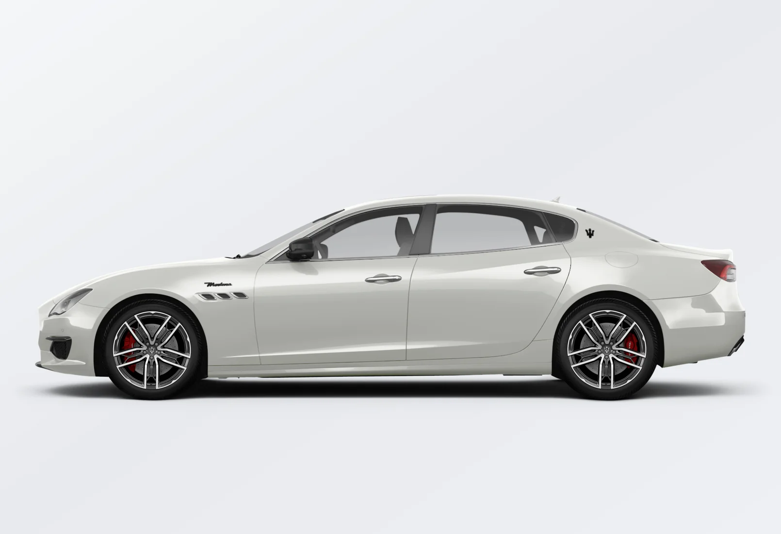 Maserati Quattroporte 2024 lease deal in NYC — side view