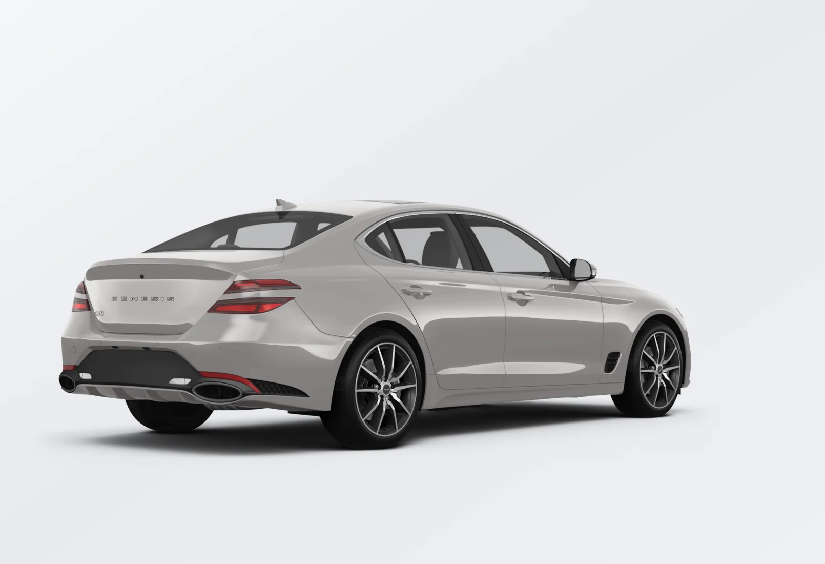 Genesis G70 2026 lease deal in NYC — rear view