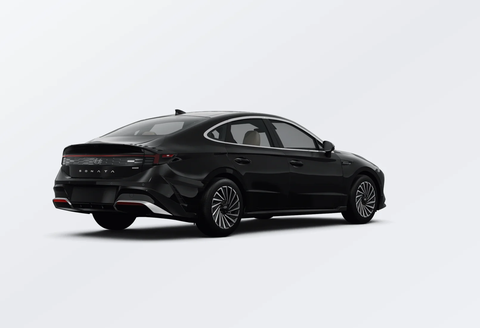 Hyundai Sonata Hybrid 2025 lease deal in NYC — rear view