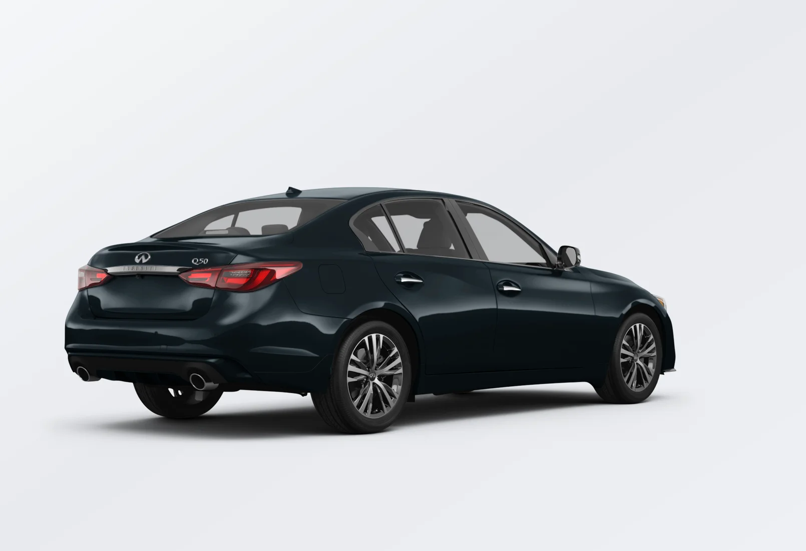 Infiniti Q50 2024 lease deal in NYC — rear view
