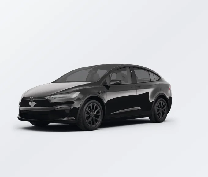 Tesla Model X 2025 lease deal in NYC — front view