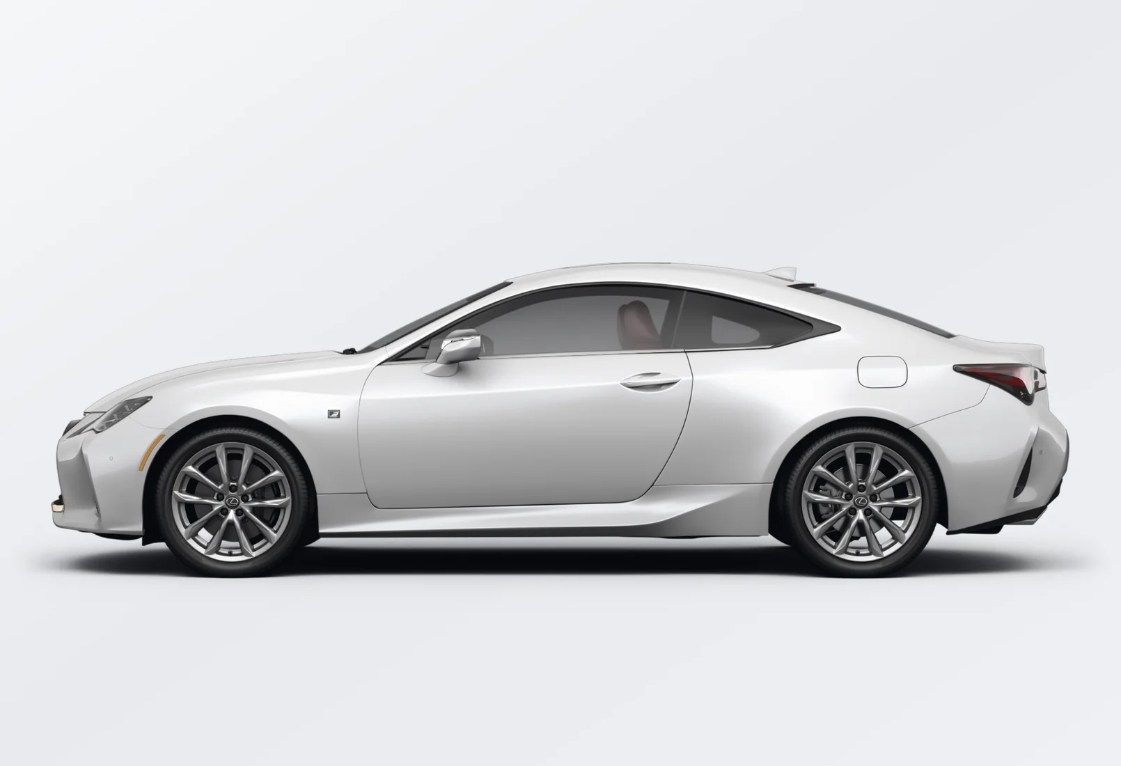 Lexus RC 350 2025 lease deal in NYC — side view