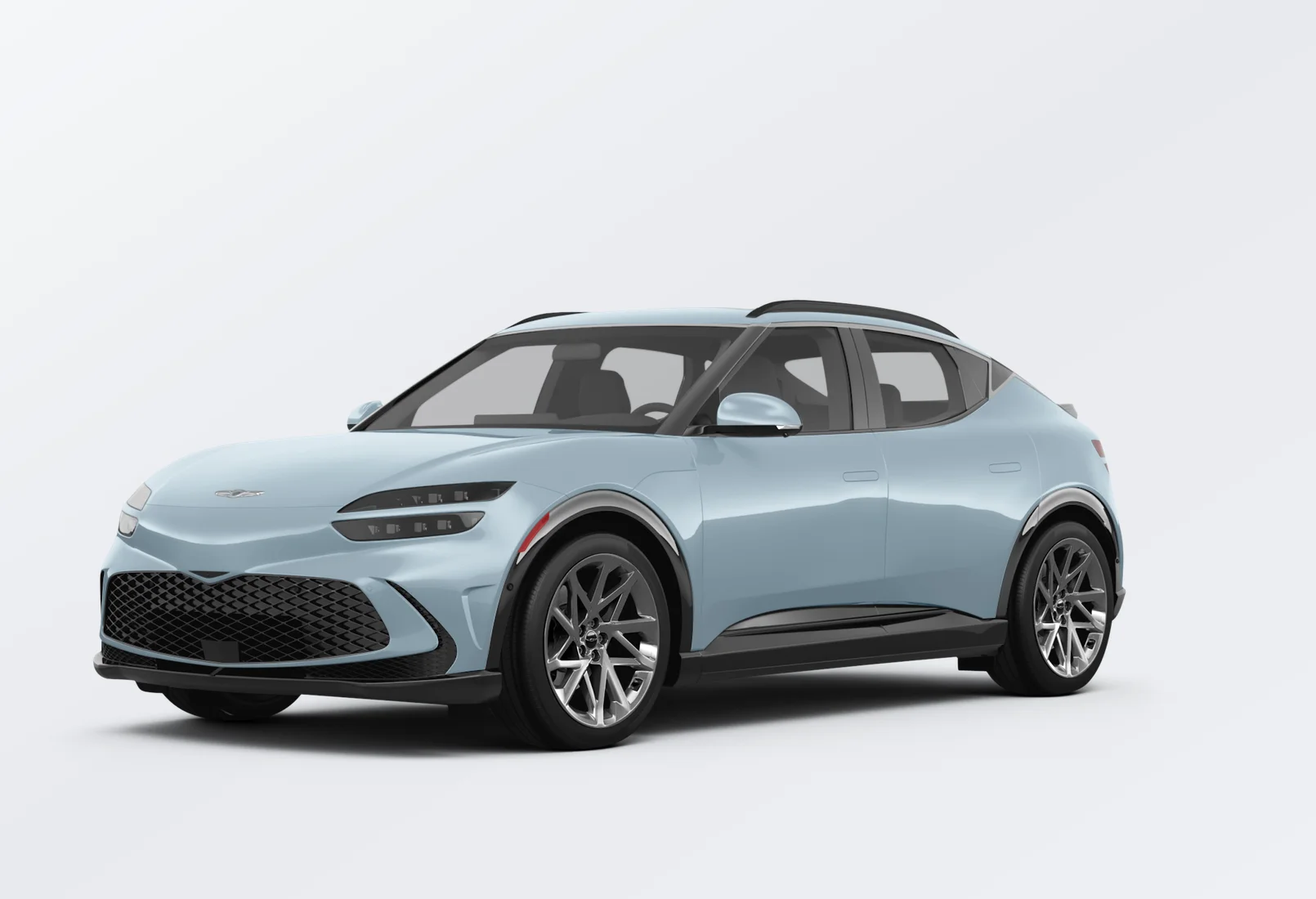 Genesis GV60 2025 lease deal in NYC — front view