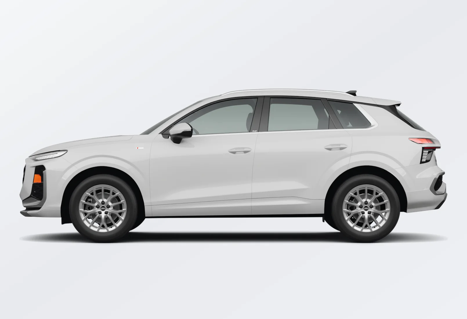 Audi Q3 2026 lease deal in NYC — side view