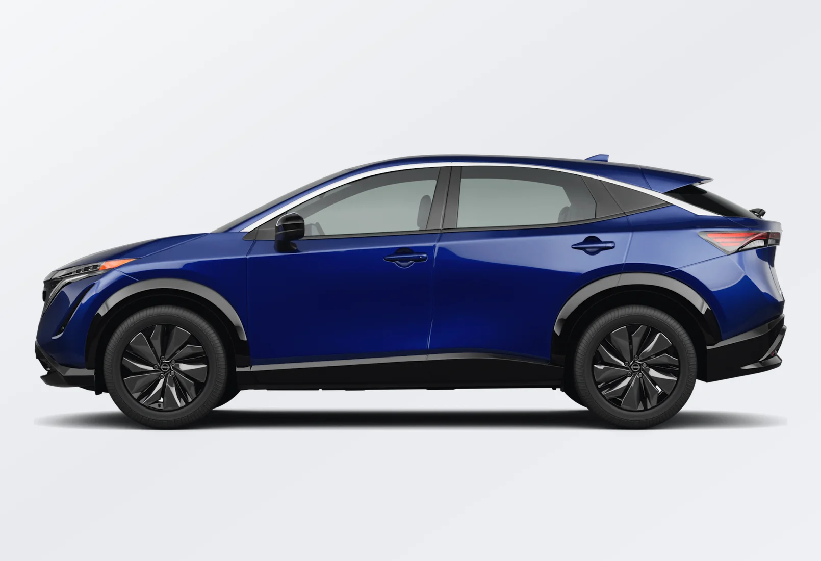 Nissan Ariya 2025 lease deal in NYC — side view