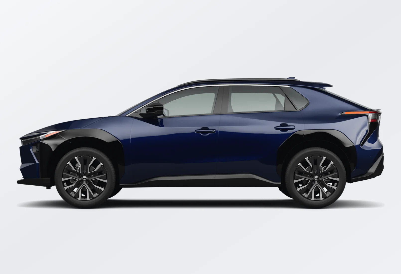 Toyota bZ 2026 lease deal in NYC — side view