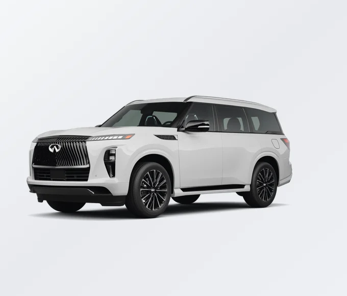 Infiniti QX80 2026 lease deal in NYC — front view