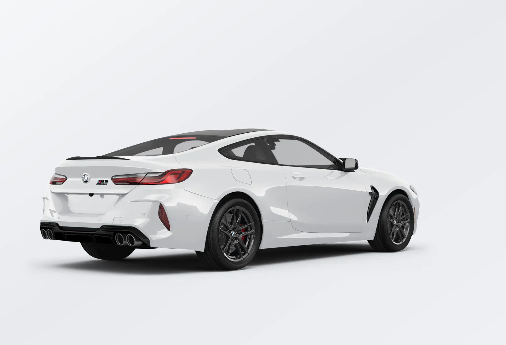 BMW M8 2025 lease deal in NYC — rear view