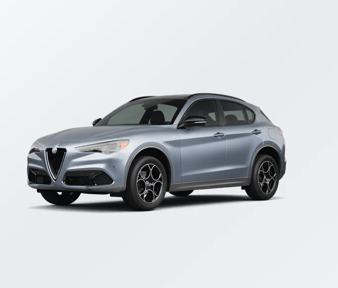Alfa Romeo Stelvio 2024 lease deal in NYC — front view