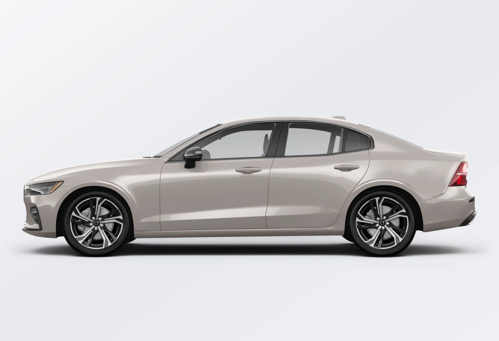 Volvo S60 2025 lease deal in NYC — side view