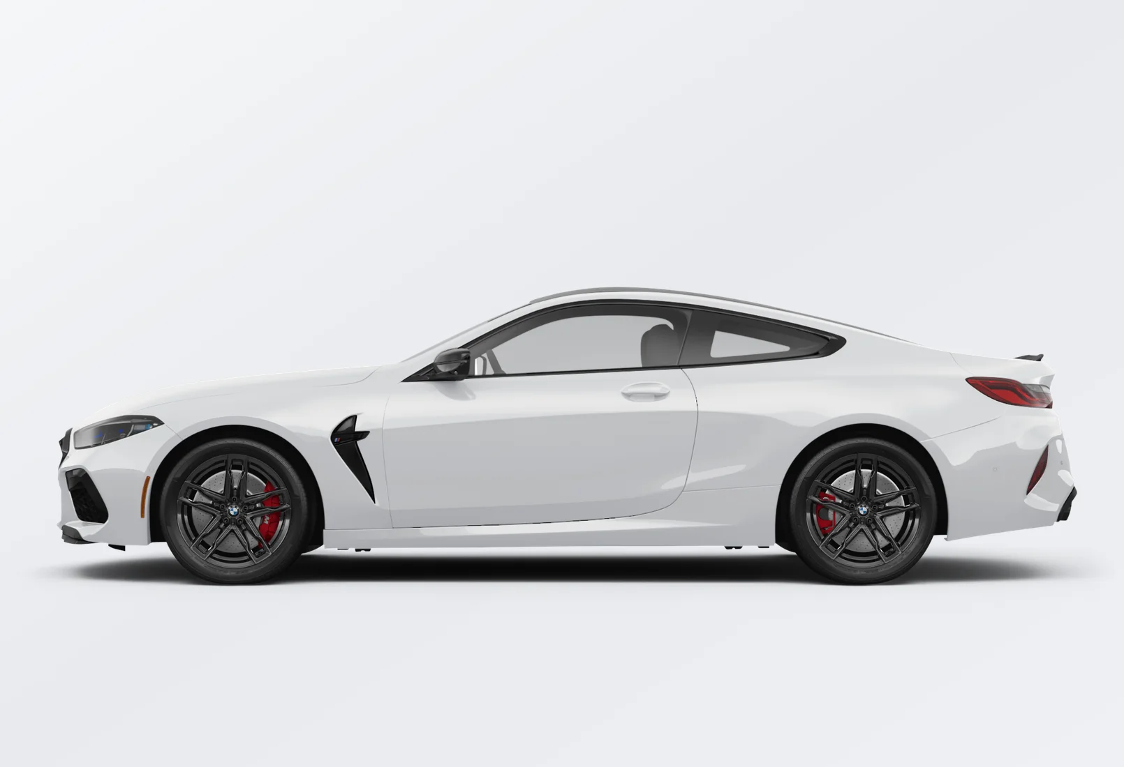 BMW M8 2025 lease deal in NYC — side view
