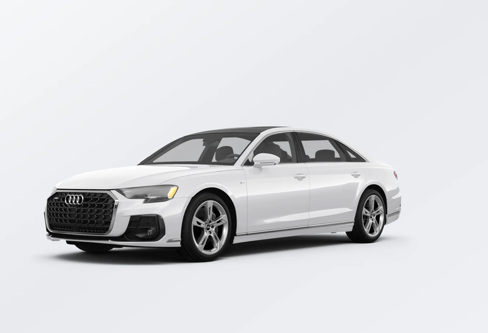 Audi A8 L 2026 lease deal in NYC — front view
