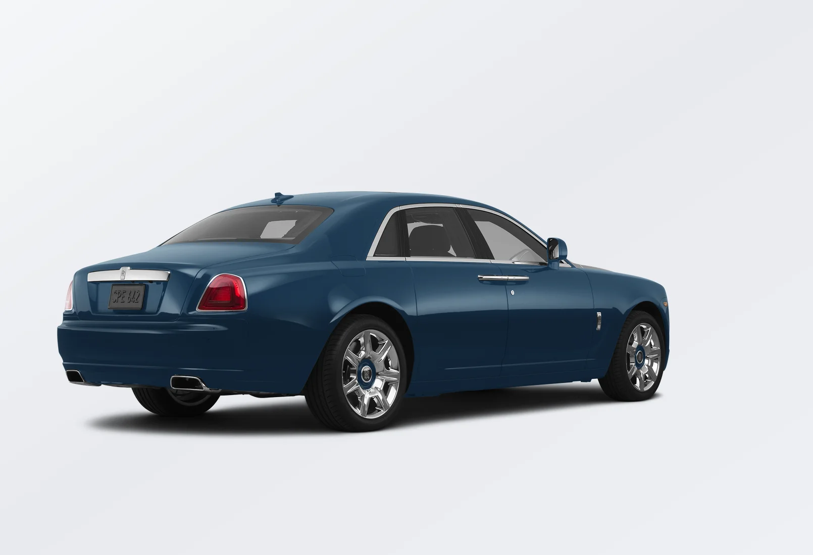 Rolls-Royce Ghost 2025 lease deal in NYC — rear view