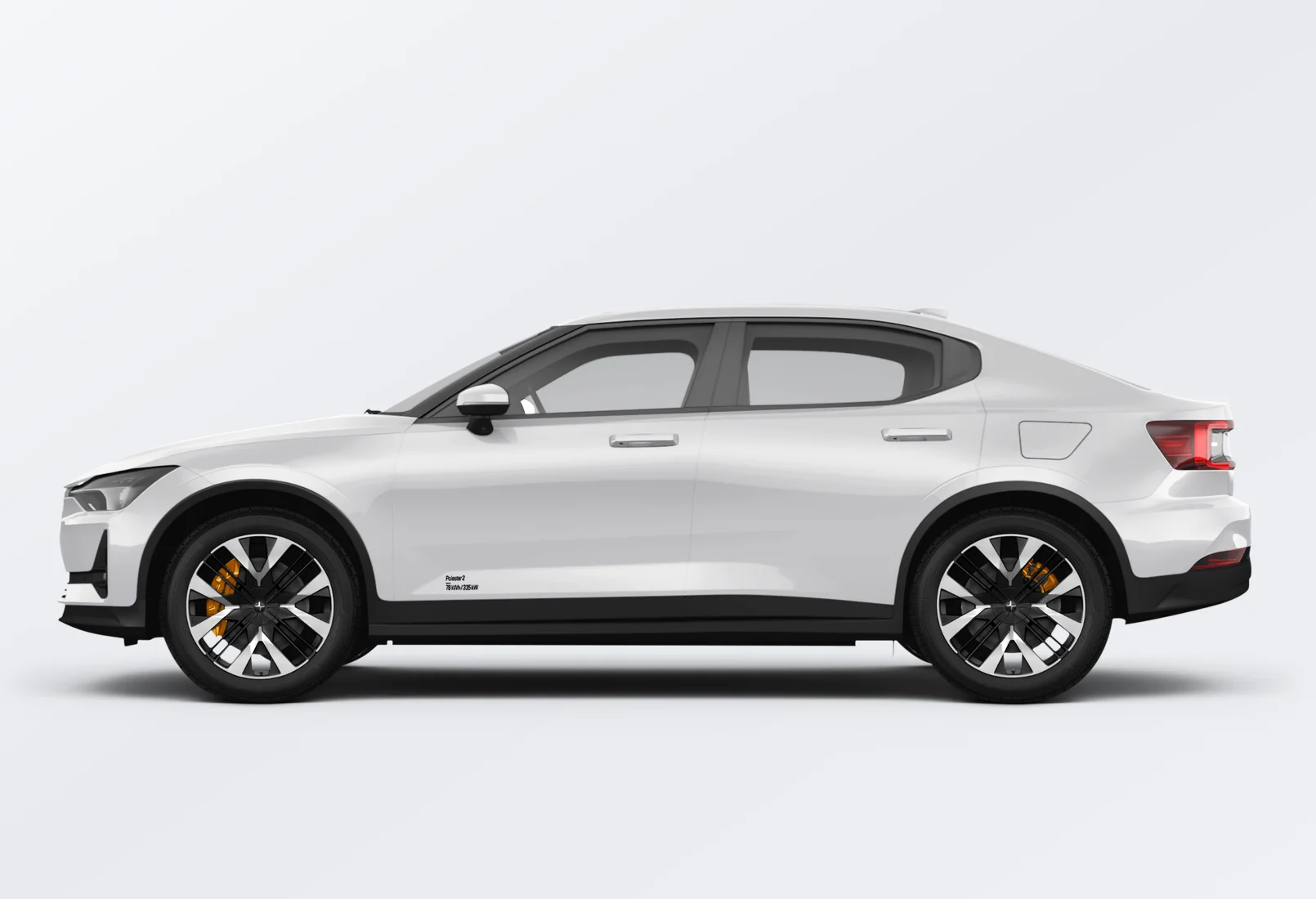 Polestar 2 2025 lease deal in NYC — side view