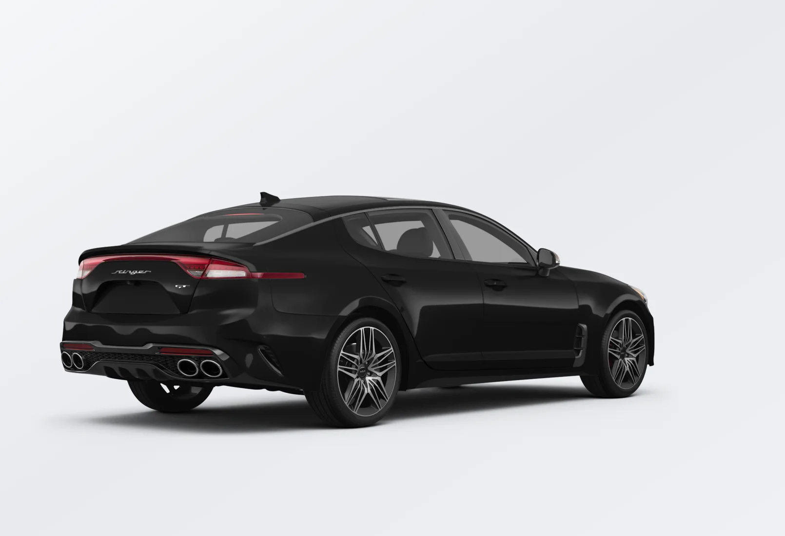 Kia Stinger 2023 lease deal in NYC — rear view