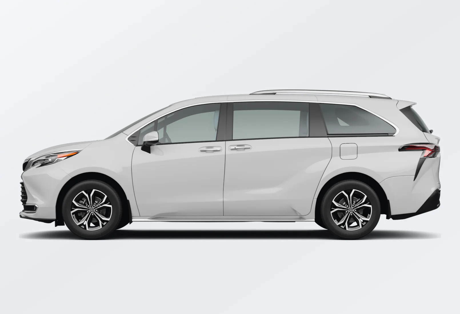 Toyota Sienna 2025 lease deal in NYC — side view