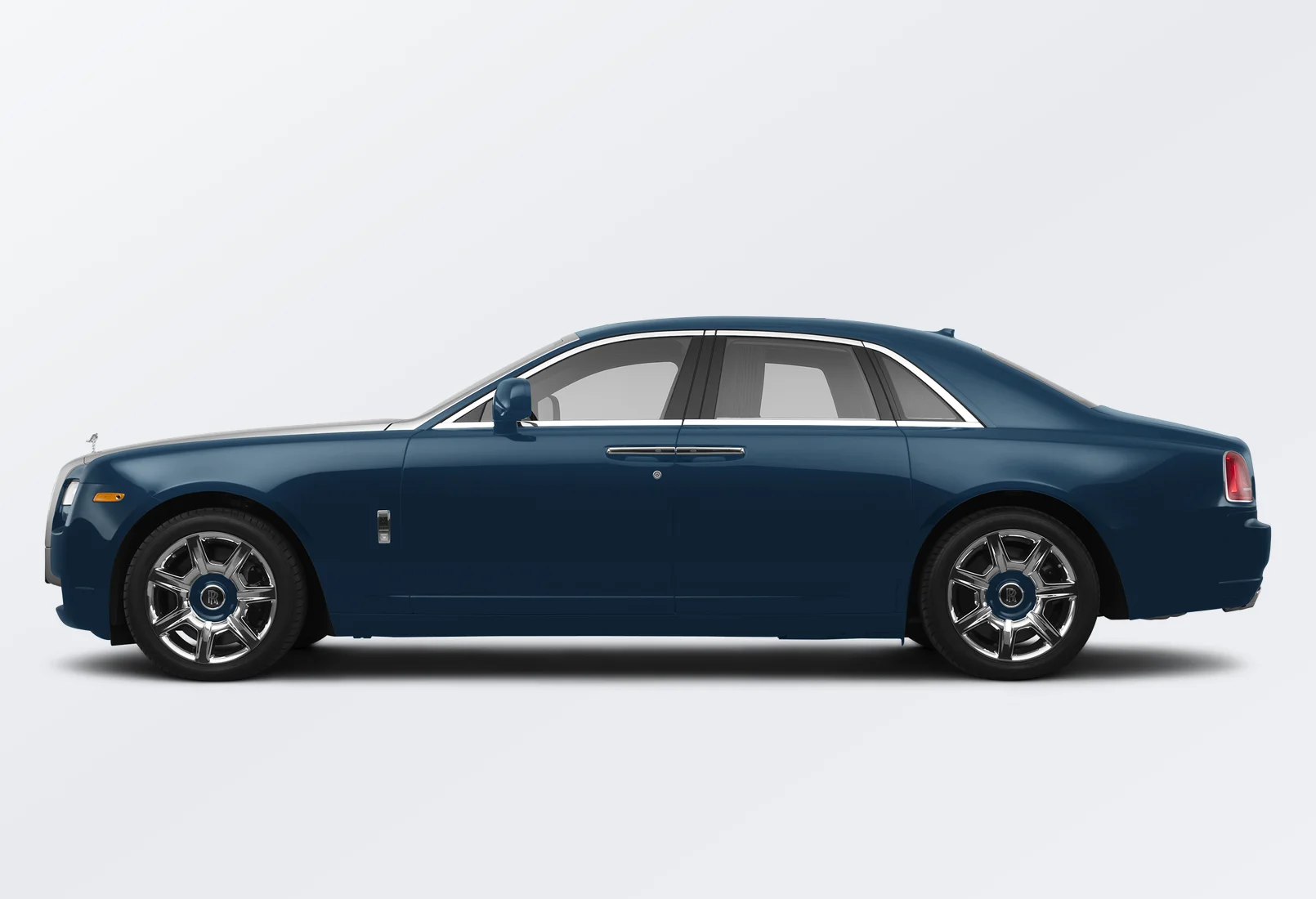 Rolls-Royce Ghost 2025 lease deal in NYC — side view