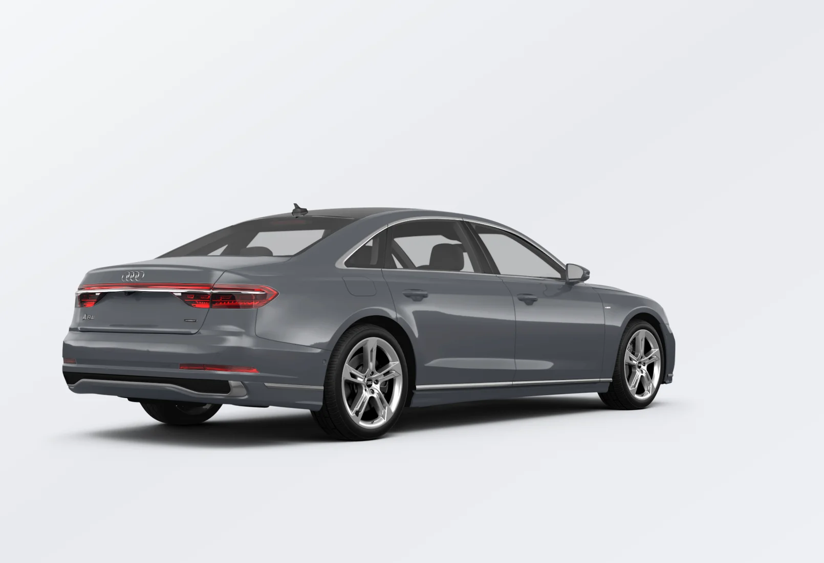 Audi A8 L 2026 lease deal in NYC — rear view
