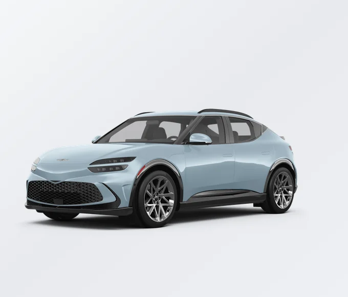 Genesis GV60 2025 lease deal in NYC — front view